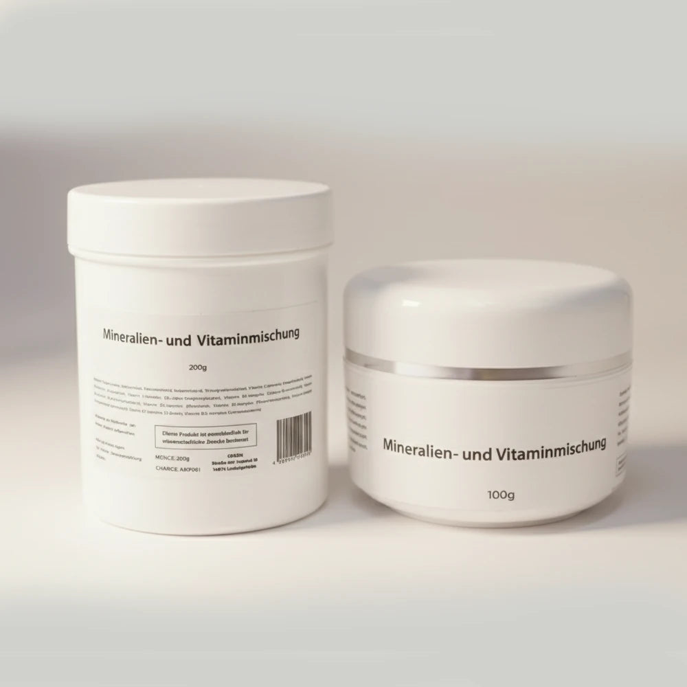 Mineralien und Vitaminmischung