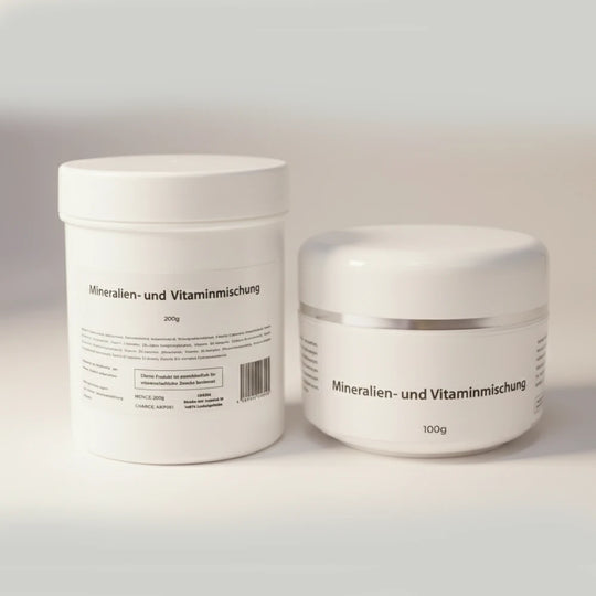 Mineralien und Vitaminmischung